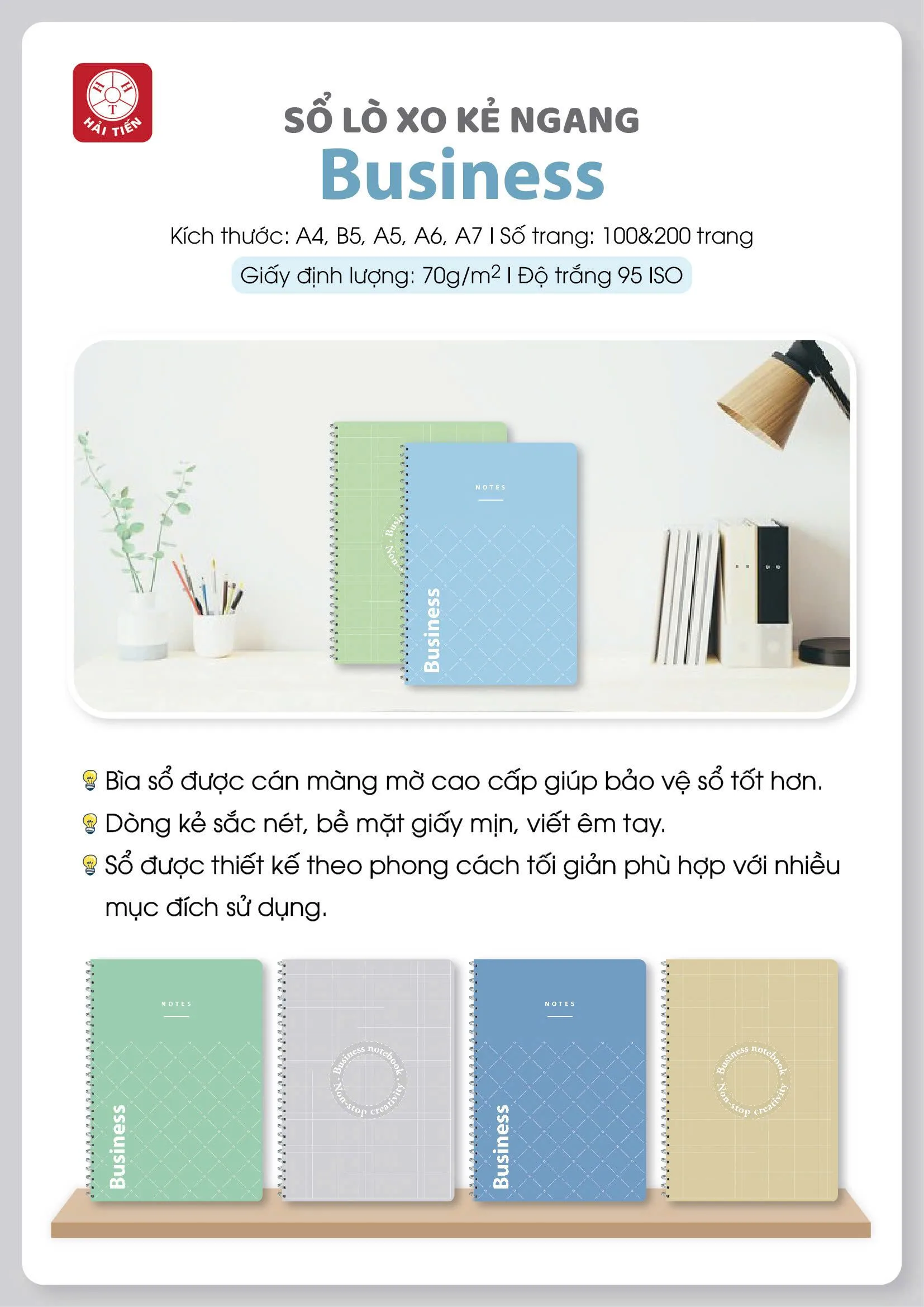 Sổ lò xo Business 2025