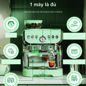 Máy Pha Cà Phê Espresso Stelang AC-517ED