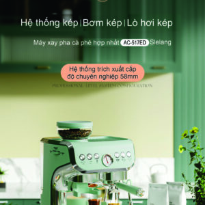 Máy Pha Cà Phê Espresso Stelang AC-517ED