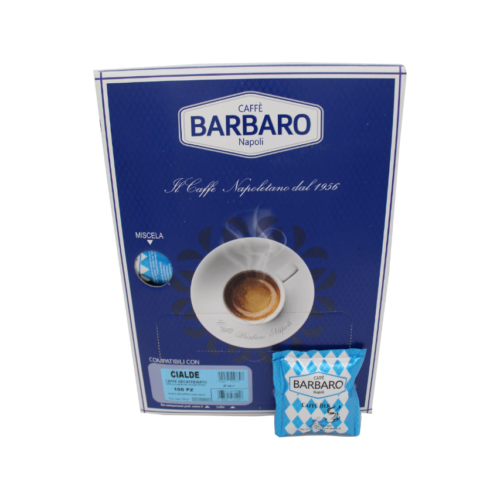 Cà phê Decaf Barbaro Napoli viên nén thùng gói xanh
