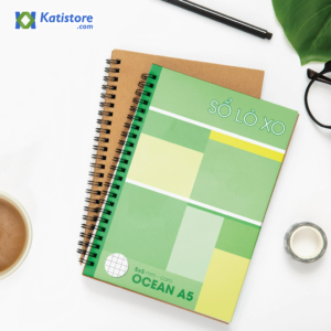 Sổ lò xo caro A5-200 Ocean