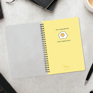 Sổ lò xo B5 caro bìa nhựa cứng Viva 200 trang