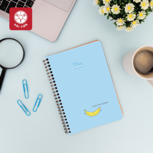 Sổ lò xo A5 caro bìa nhựa cứng