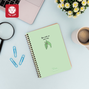 Sổ lò xo A5 caro bìa nhựa cứng