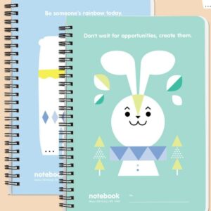 Alternative view of Sổ lò xo bìa bồi A6 Mono - 200 trang (LỐC 5 CUỐN)