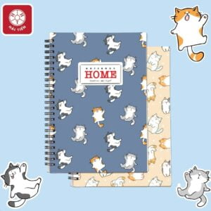 Sổ lò xo bìa bồi Home A4-300tr 8 Sổ lò xo bìa bồi Home A4-300tr