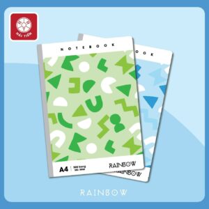 Sổ may gáy bìa bồi cao cấp A4 Rainbow 200 trang (lốc 5 cuốn) 10 Sổ may gáy bìa bồi cao cấp A4 Rainbow 200 trang (lốc 5 cuốn)
