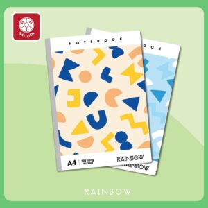 Sổ may gáy bìa bồi cao cấp A4 Rainbow 200 trang (lốc 5 cuốn) 8 Sổ may gáy bìa bồi cao cấp A4 Rainbow 200 trang (lốc 5 cuốn)