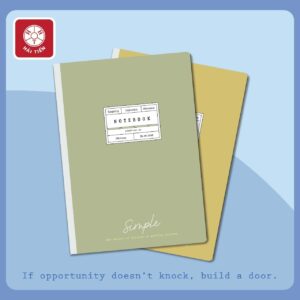 Sổ may gáy bìa bồi cao cấp Simple (LỐC 3 CUỐN)