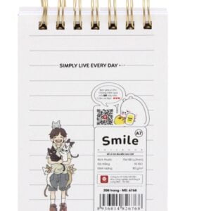 Alternative view of Sổ lò xo SMILE A7 200 trang (Lốc 3 quyển)