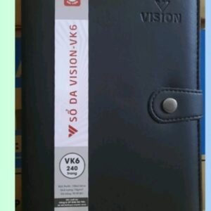 Alternative view of Sổ da khuy bấm Vision 8-240 trang