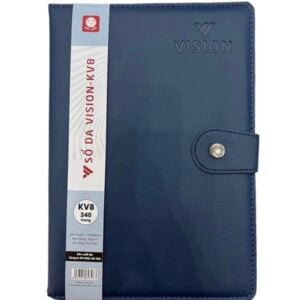 Sổ da khuy bấm Vision 6-240 trang