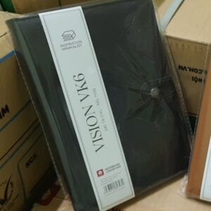 Sổ da khuy bấm Vision 6-240 trang