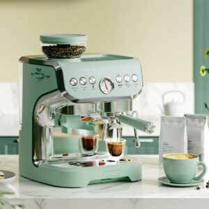 Máy pha cà phê tích hợp máy xay