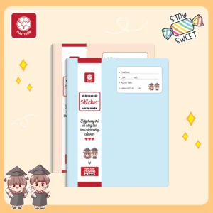 Tập ô ly Sticker 96 trang