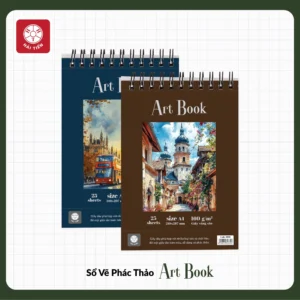 Alternative view of Sổ vẽ Art Book A4 giấy vàng sần 25 tờ Hải Tiến 2025