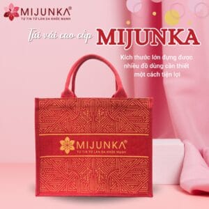 Alternative view of Túi vải cao cấp Mijunka (35cm x 29cm)