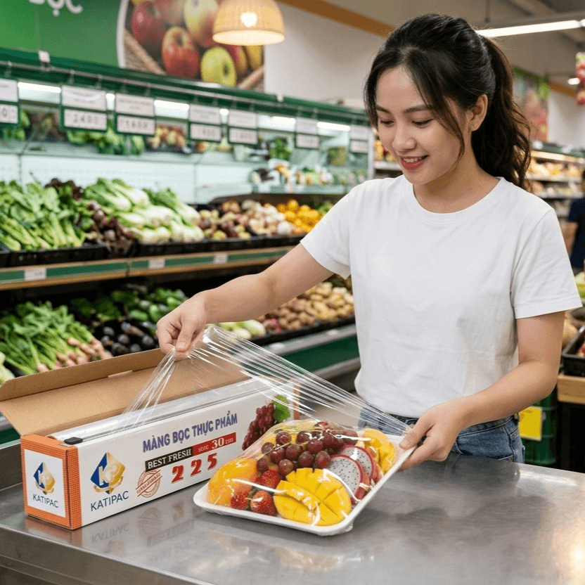 MÀNG BỌC THỰC PHẨM 225 BEST FRESH KATIPAC 3 Màng bọc thực phẩm 179 Best Fresh Katipac