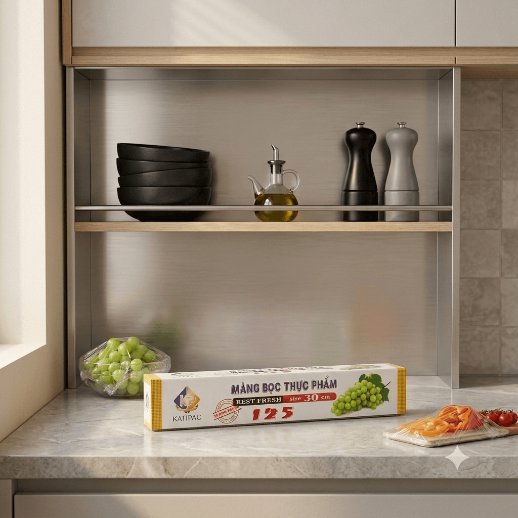 Màng bọc thực phẩm 125 BEST FRESH KATIPAC 3 MÀNG BỌC THỰC PHẨM 125 BEST FRESH KATIPAC