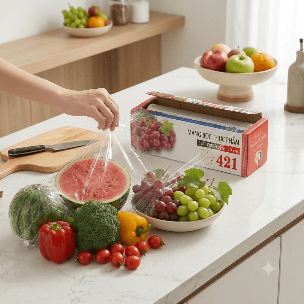 MÀNG BỌC THỰC PHẨM 421 BEST FRESH KATIPAC 3 Màng bọc thực phẩm 421 Best Fresh Katipac