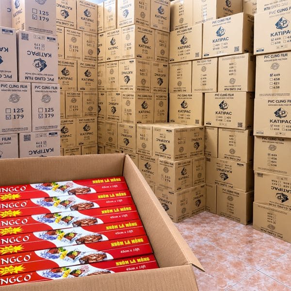 Giấy Bạc KINGCO K45 ( Nhôm Lá Mỏng Kingco 45cm ) 4 Giấy bạc KINGCO K45 KATIPAC